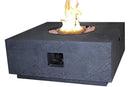 Propane Fire Pit Square 36″ Dark Grey