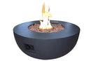 Propane Fire Pit Round 39″ Dark Grey