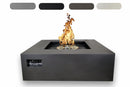 Warming Trends Square AON Steel Fire Pit Table