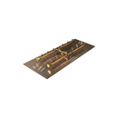H-Style Crossfire by Warming Trends Brass Fire Pit Insert Kits - Match Light