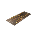 H-Style Crossfire by Warming Trends Brass Fire Pit Insert Kits - Match Light