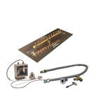 Linear Crossfire by Warming Trends Brass Fire Pit Insert Kits - Electronic Ignition