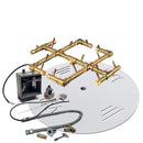 Circular Original Crossfire by Warming Trends Brass Fire Pit Insert Kits - Electronic Ignition