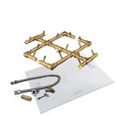 Square Original Crossfire by Warming Trends Brass Fire Pit Insert Kits - Match Light