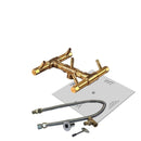 Square Original Crossfire by Warming Trends Brass Fire Pit Insert Kits - Match Light