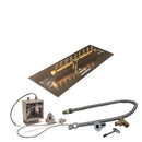 Linear Crossfire by Warming Trends Brass Fire Pit Insert Kits - Electronic Ignition