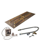 H-Style Crossfire by Warming Trends Brass Fire Pit Insert Kits - Electronic Ignition