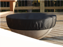 Barbara Jean Fire Bowl Cover - Black - For 30" Concrete Fire Bowls