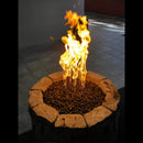 30" Maya Hammered Copper Fire Bowl