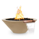 31" Cazo Fire & Water Bowl - Brown Finish