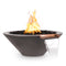 31" Cazo fire & Water Bowl - Chestnut Finish