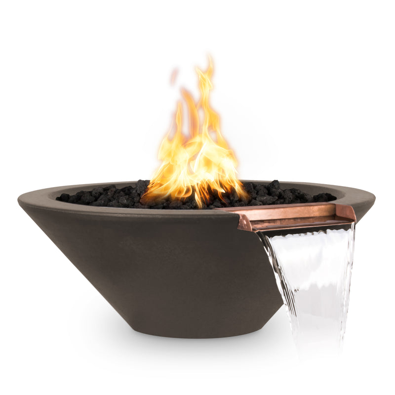 31" Cazo fire & Water Bowl - Chocolate Finish