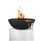 33" Sedona Fire & Water Bowl - Black Finish
