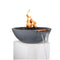 33" Sedona Fire & Water Bowl - Grey Finish