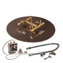 Circular Original Crossfire by Warming Trends Brass Fire Pit Insert Kits - Electronic Ignition